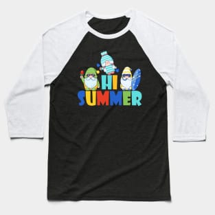 cartoon hi summer gnome Baseball T-Shirt